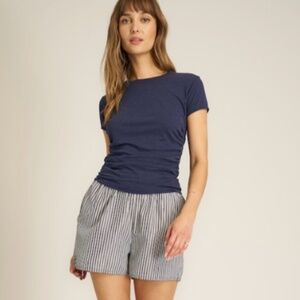 Izzie Basic Baby Tee - Navy